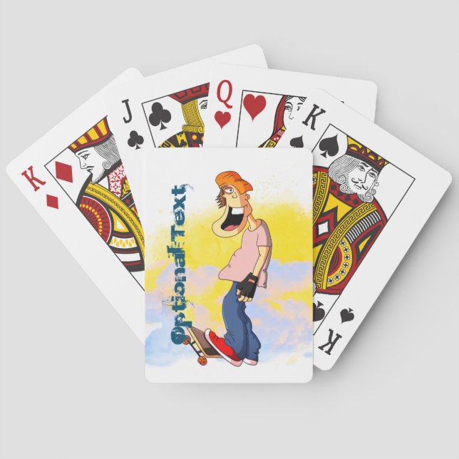 Jeu De Cartes Skate Guy (dos)