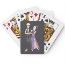 Skeleton Couple Dancing sur un ensemble