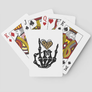 Jeu De Cartes Skeleton Heart Hands Classic