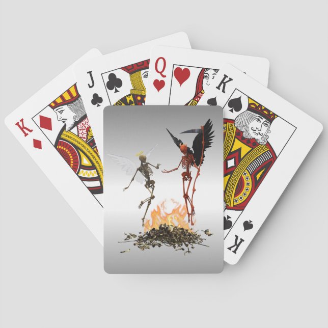 Jeu De Cartes Skeletons Demon Angel (dos)