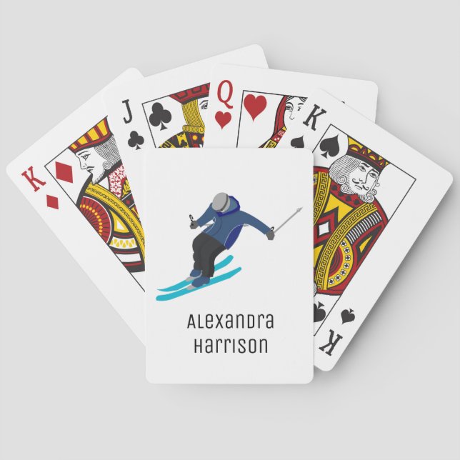 Jeu De Cartes Ski (dos)