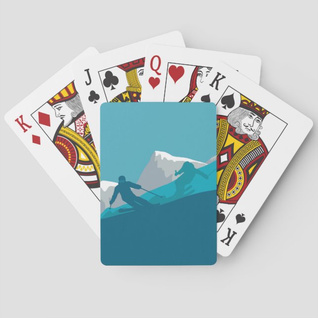 Jeu De Cartes Ski alpin (dos)