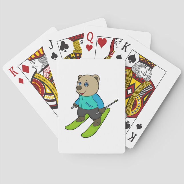Jeu De Cartes Ski de Bear (dos)