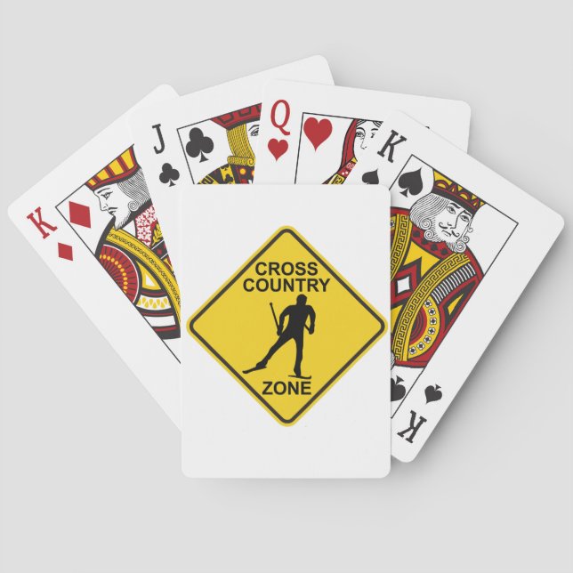 Jeu De Cartes Ski de fond (dos)