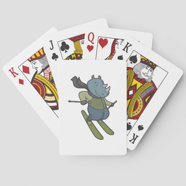 Jeu De Cartes Ski de Rhino (dos)
