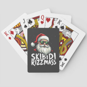 Jeu De Cartes Skibidi Rizzmas Funny Gen Alpha Slang Noël