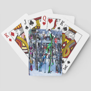 Jeu De Cartes Skis and Poles