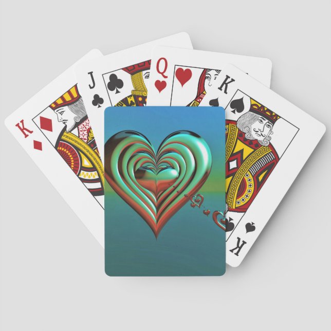 Jeu De Cartes Sky High Hearts (dos)