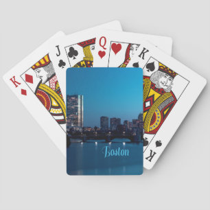 Jeu De Cartes Skyline de Boston Massachusetts City