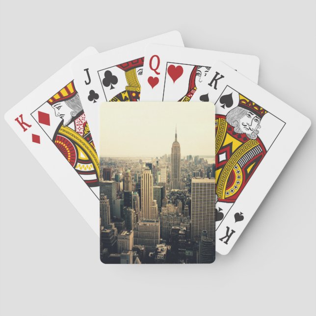 Jeu De Cartes Skyline de New York (dos)