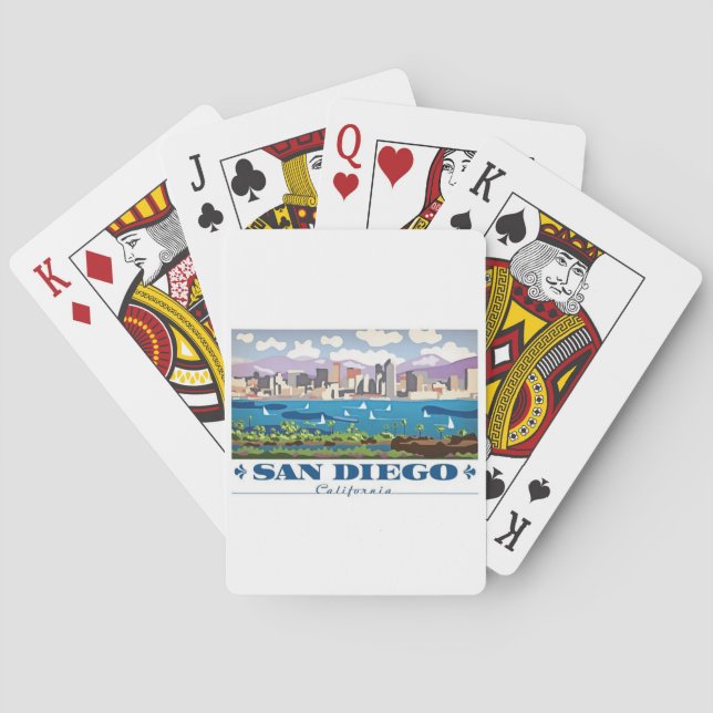 Jeu De Cartes Skyline San Diego (dos)