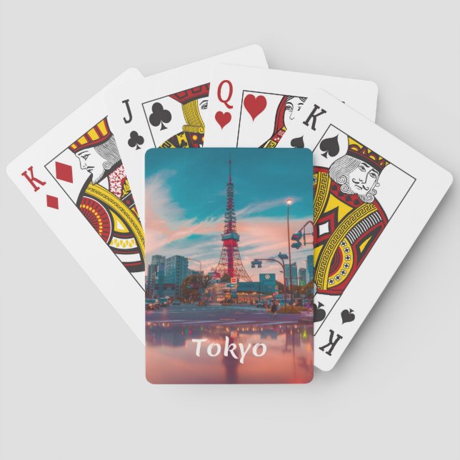 Jeu De Cartes Skytree de Tokyo City (dos)