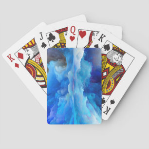 Jeu De Cartes SlipperyJoe's abstrait nuage artwork coloré surr