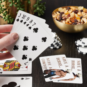 Jeu De Cartes SlipperyJoe's Save a horse Ride A Cowboy casquette
