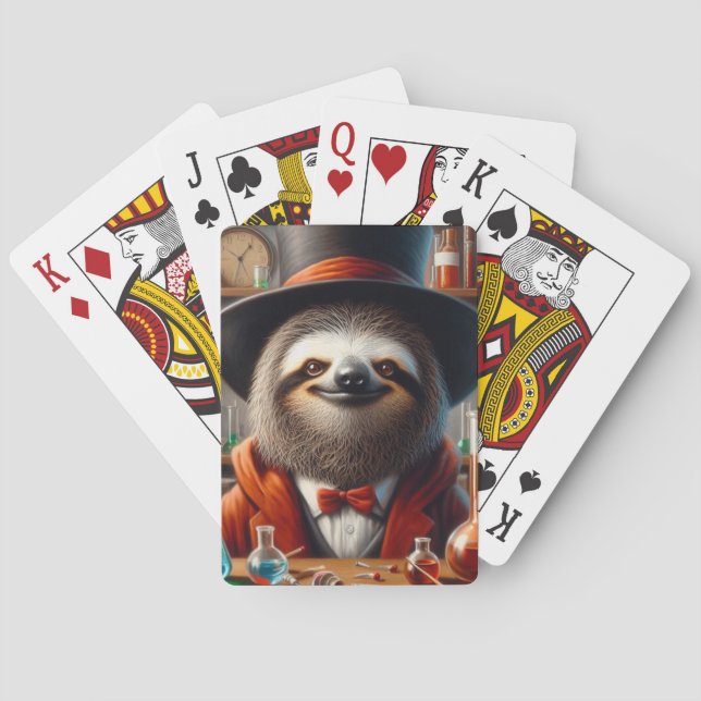 Jeu De Cartes Sloth Mad Scientifique (dos)
