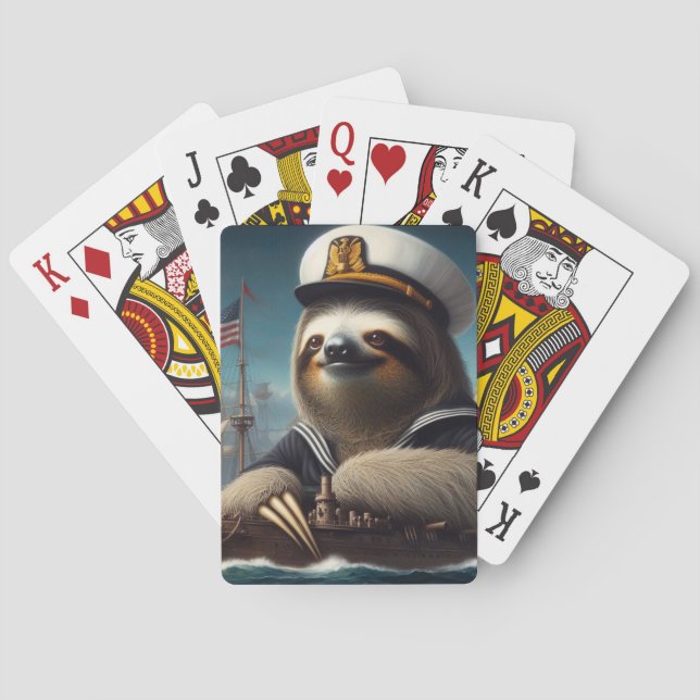 Jeu De Cartes Sloth Sailor (dos)