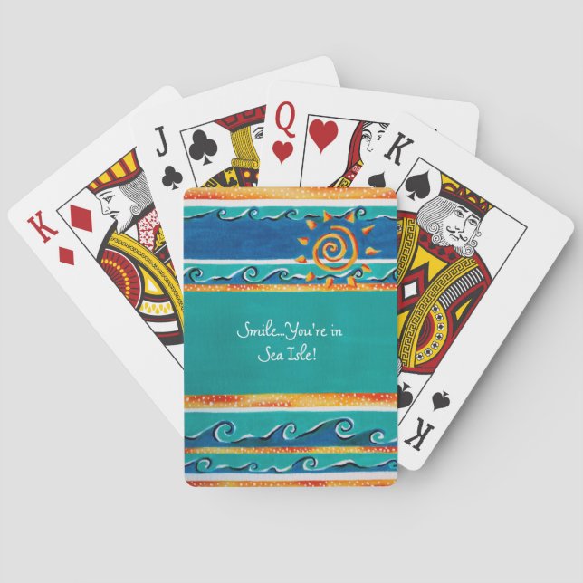 Jeu De Cartes Smile Sea Isle Jouer des cartes (dos)