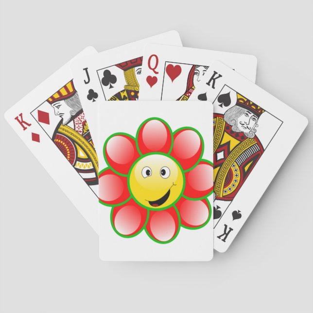 Jeu De Cartes Smiley Sun (dos)