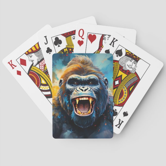 Jeu De Cartes Smiling gorilla (dos)