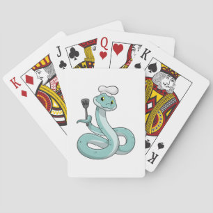 Jeu De Cartes Snake as Cook avec Chef casquette