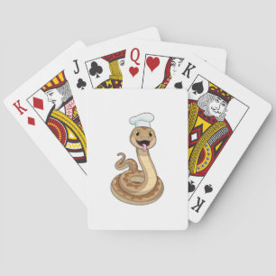 Jeu De Cartes Snake as Cook avec Chef casquette