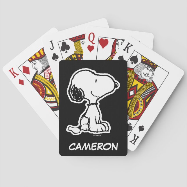 Jeu De Cartes Snoopy & Woodstock Fun & Flowers Playing Cards (dos)