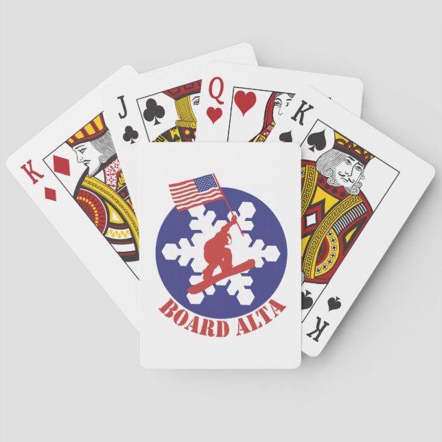 Jeu De Cartes Snowboard Alta (dos)