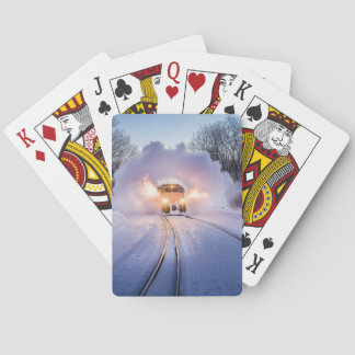 Jeu De Cartes Snowburst Express: Winter Train Playing Cards
