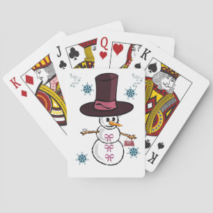 Jeu De Cartes Snowman Jouer à la carte Deck