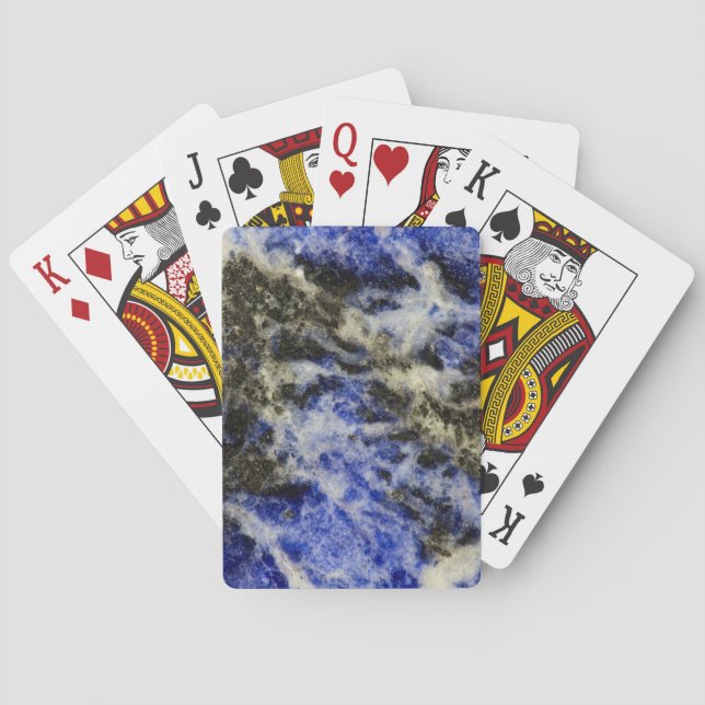 Jeu De Cartes Sodalite bleue (dos)