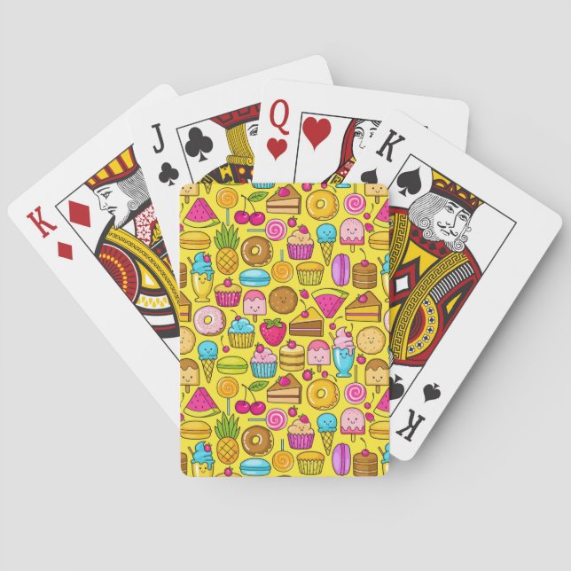 Jeu De Cartes Soins sucrés Bicyclette Playing Cartes (dos)