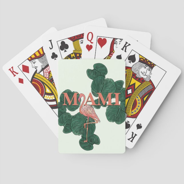 Jeu De Cartes soirée bachelorette à Miami (dos)