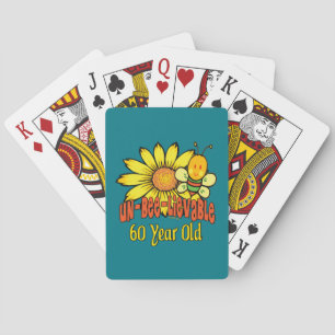 Jeu De Cartes Soixantième cadeaux d'anniversaire incroyables