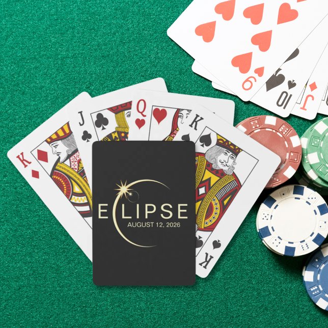 Jeu De Cartes Solar Eclipse Astronomy Event 2026 (Solar Eclipse Astronomy Event 2026 Poker Cards)