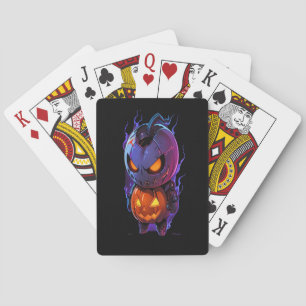 Jeu De Cartes Soldat Citrouille d'Halloween   Citrouille Cyborg 