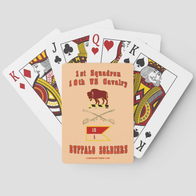 JEU DE CARTES SOLDATS DE BUFFALO (dos)