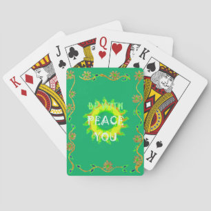 Jeu De Cartes Soleil Rayonnant : Paix Soyez Avec Vous Impression