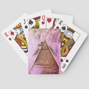 Jeu De Cartes Sont sur une route moins voyagé Classic Playing Ca