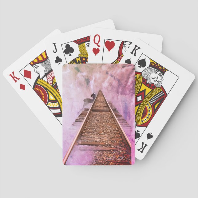 Jeu De Cartes Sont sur une route moins voyagé Classic Playing Ca (dos)