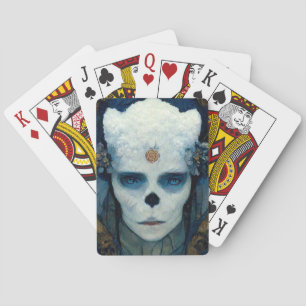 Jeu De Cartes Sorcière de glace Imaginaire Sci-Fi Art