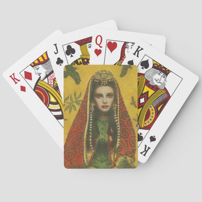 Jeu De Cartes Sorcière gothique Jouer des cartes (dos)