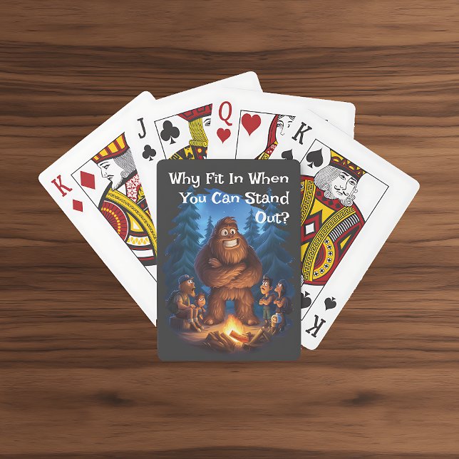 Jeu De Cartes Sortir Sasquatch (Créateur téléchargé)