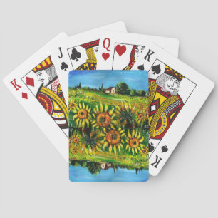 JEU DE CARTES SOUFFRANCES ET CAMPAGNE EN TOSCANE