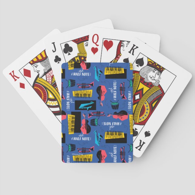 Jeu De Cartes Soul | Cartes de jeu Motif Jazz Instrument (dos)