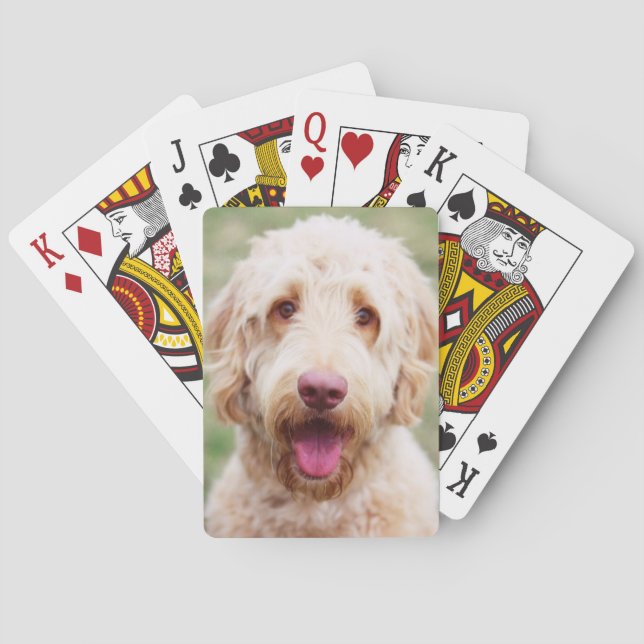 Jeu De Cartes Souriant d'endoodle doré (dos)