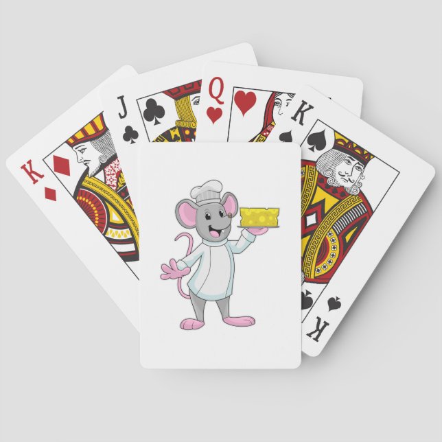 Jeu De Cartes Souris comme cuire avec du fromage (dos)