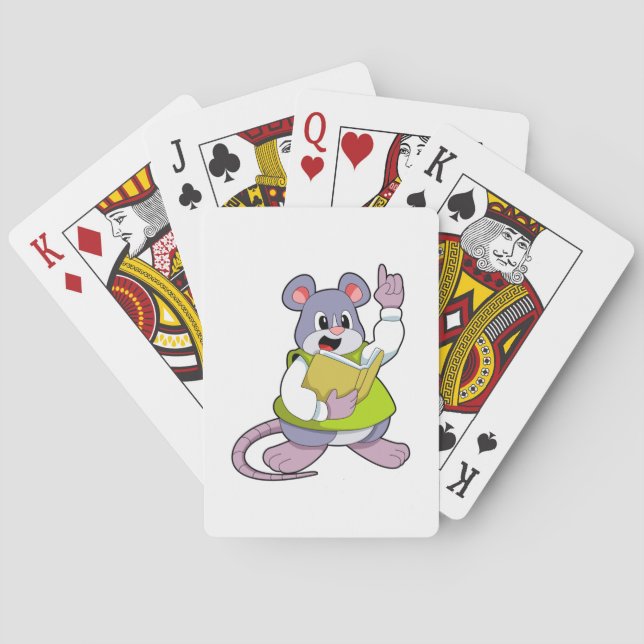 Jeu De Cartes Souris comme enseignant avec livre (dos)
