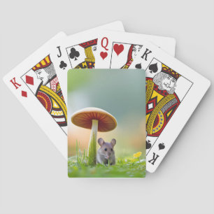 Jeu De Cartes Souris Sous Un Champion