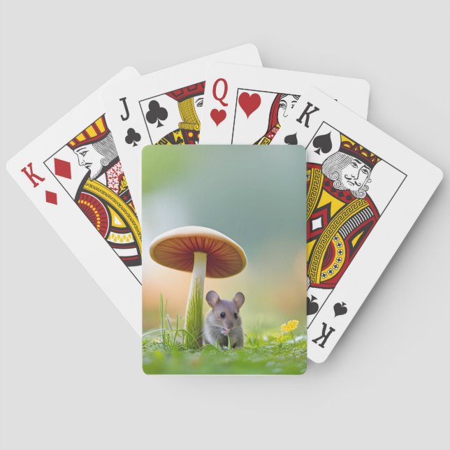 Jeu De Cartes Souris Sous Un Champion (dos)