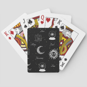 Jeu De Cartes Sous les cartes célestes de la lune